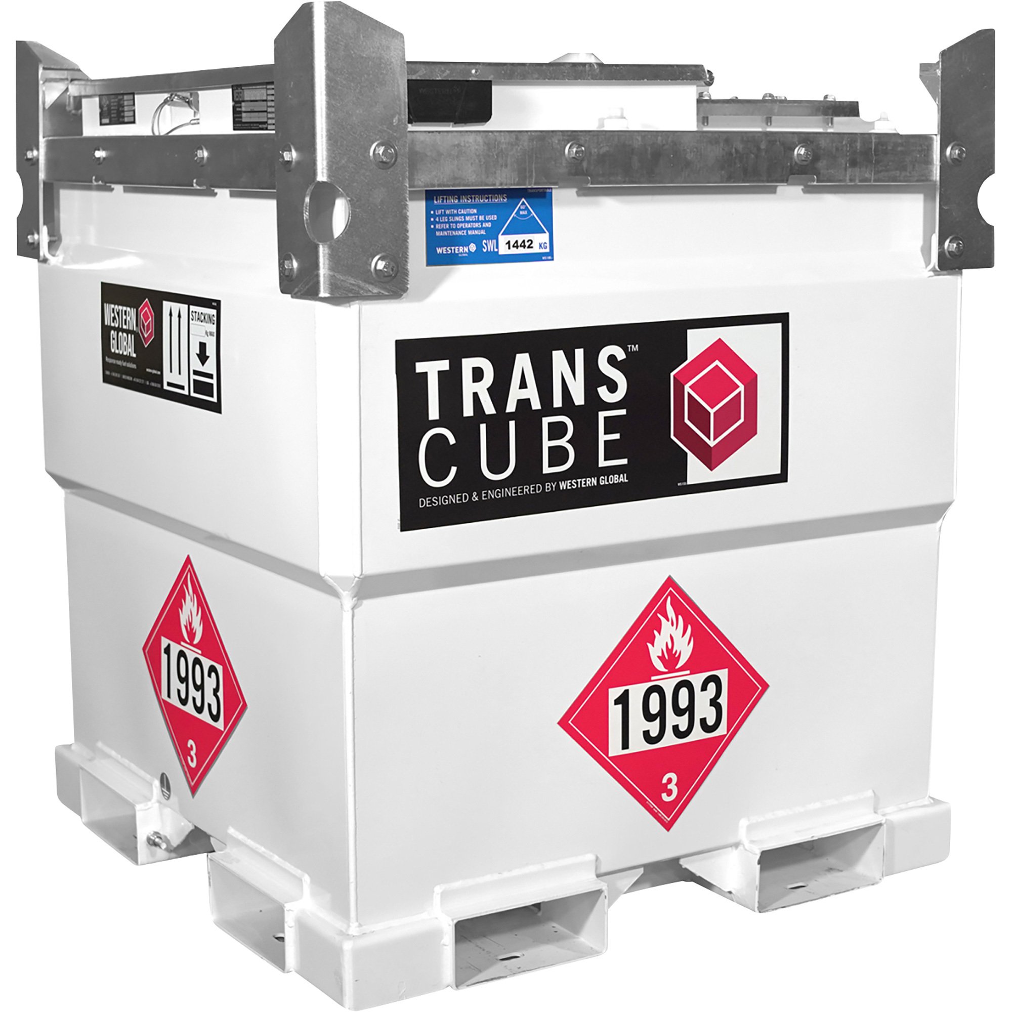 RDS Aluminum Transfer Fuel Tank, 55 Gallon, Rectangular, Diamond Plate,  Model# 71110